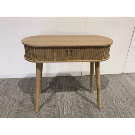 Console ovale 80x30cm en bois | Macabane seconde main