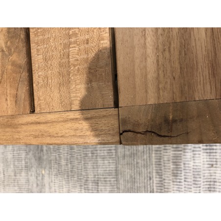Tuinset van teakhout KIM - 1 bank 3-zits, 2 fauteuils, 1 salontafel