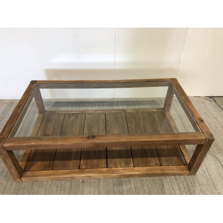 Table basse SANDY en pin recyclé Seconde Main
