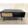 Table basse noire bois - Seconde Main