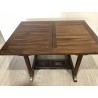 SECONDE MAIN - Table de jardin 4/6 pers. Rect. Ext. 120/180cm bois Teck huilé