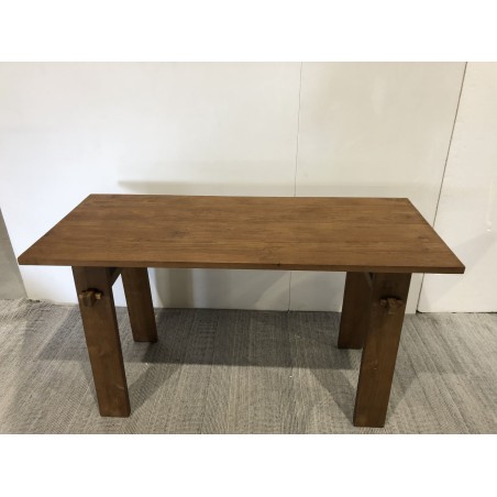 Schreibtisch SIXTINE aus recyceltem Teakholz 140x60cm