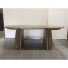 SECONDE MAIN - Table à manger ronde extensible L120/160/200