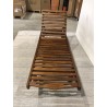 Oiled teak sun lounger - Second-hand