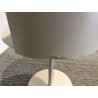 Table d'appoint ronde en acier beige D35cm | Seconde Main