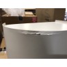 Table d'appoint ronde en acier beige D35cm | Seconde Main