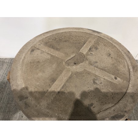 HECTOR - Round Concrete Garden Side Table 50x50 cm
