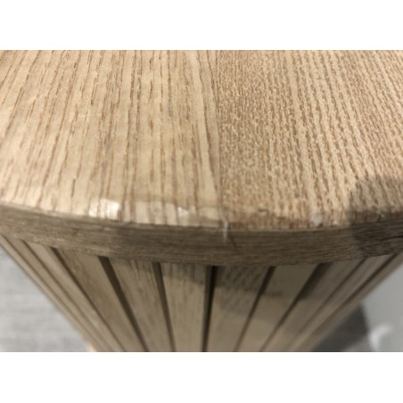 Buffet ovale 80x33cm en bois | Seconde Vie