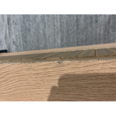 Table basse bois 2 tiroirs style rétro pin | Seconde Main