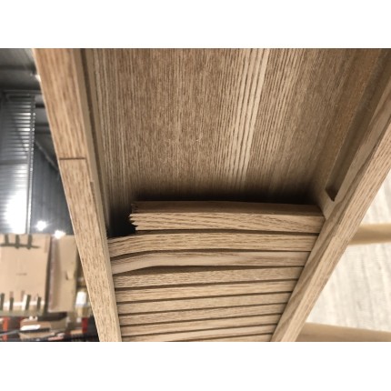 Console ovale 80x30cm en bois couleur naturelle | Macabane