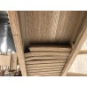 Console ovale 80x30cm en bois | Macabane seconde main