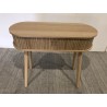 Console ovale 80x30cm en bois | Macabane seconde main