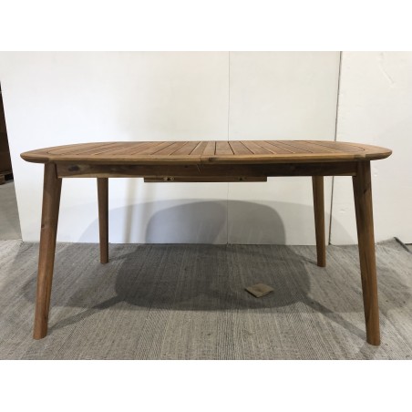 copy of VICK - VICK - Extendable garden table in oiled acacia 150/200x100cm