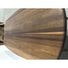 Gartentisch aus geöltem Angelique-Holz 200x90cm