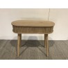 Console ovale 80x30cm en bois | Macabane seconde main