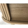 Console ovale 80x30cm en bois couleur naturelle | Macabane