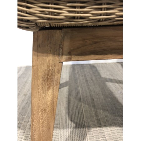 2er-Set Gartensessel Kunststoffrattan KALLY