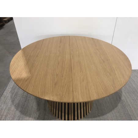SECONDE MAIN - Table à manger ronde extensible L120/160/200