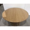 SECOND-HAND - Round extendable dining table L120/160/200
