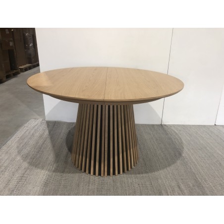 SECOND-HAND - Round extendable dining table L120/160/200