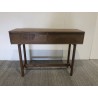 Console en bois couleur naturelle 2 tiroirs - Seconde Main