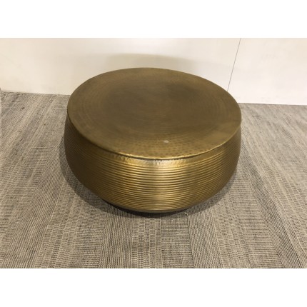 Table basse ronde alu 70x70cm | Macabane