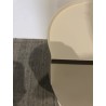 Table d'appoint ronde en acier beige D35cm | Seconde Main
