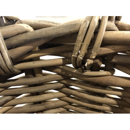 3er-Set Aufbewahrungskörbe aus Naturrattan KALLY