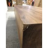 Coffee table with beams, 120x60cm, Suar wood, black legs | Second Hand