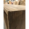 ANDY Brown Wood Scandi TV Stand with 3 Drawers and 3 Niches
