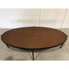 Table basse ovale 131x65cm | Seconde Main