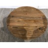 Table basse ronde en pin recyclé | Seconde Main