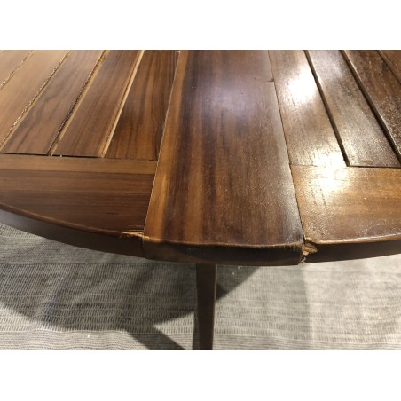 SECONDE MAIN - Table papillon en bois Teck huilé