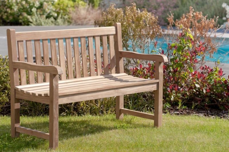 Banc de jardin Java en bois Teck - Résistant et de qualité supérieure Banc de jardin Java en bois Teck - Résistant et de qualité supérieure
