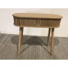 Console ovale 80x30cm en bois | Macabane seconde main