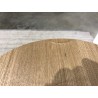 Console ovale 80x30cm en bois couleur naturelle | Macabane