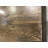 ANDY - Brown Wood Scandi Desk with 6 Drawers, Pine