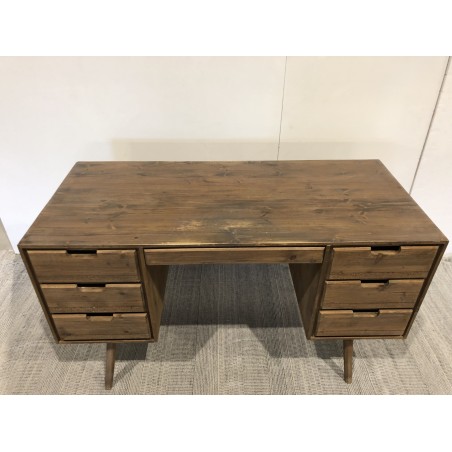 Bureau - Bois de sapin ciré - SECONDE MAIN