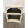Nachttisch 2 Fächer beige - Macabane Möbel