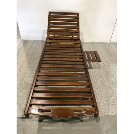 Bain de soleil en bois Teck huilé - Seconde Main