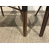 Lot 2 chaises jardin bistrot acier textilène taupe | Seconde Main