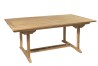 Table de jardin en bois Teck extensible 8/10 personnes