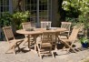 Teak Wood Garden Furniture Set for 6/8 People - Premium Outdoor Dining Set
