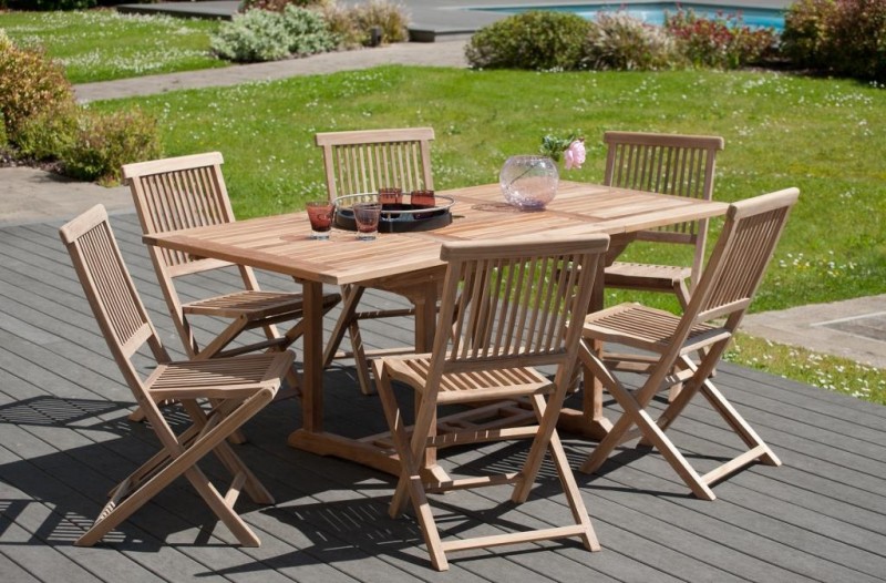Teak Wood Garden Furniture Set - Premium Outdoor Dining Set Teak Wood Garden Furniture Set - Premium Outdoor Dining Set