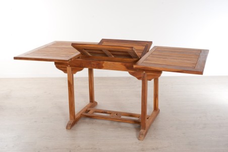 Table de jardin en bois Teck huilé - 4/6 personnes