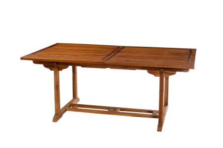 MAEVA Garden Table - Rectangular Teak Wood - 180/240 x 100 cm