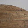 SIXTINE Round Shell Coffee Table 100x100cm - Double Recycled Teak Top