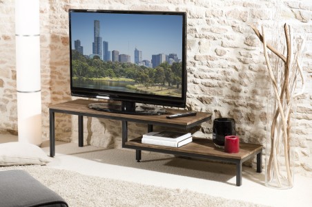 Meuble TV SIXTINE en teck recyclé