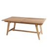 FUN Garden Table for 8/10 People - Teak Wood - 180/240x100x75 cm