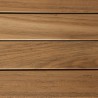 Table de jardin Teck 8/10 personnes - 180/240x100 cm